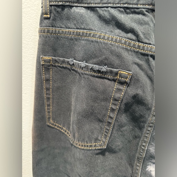 Sold Out PacSun Eco Two-Tone Tie Dye Ultra High Waisted Slim Fit Jeans - Picture 6 of 9